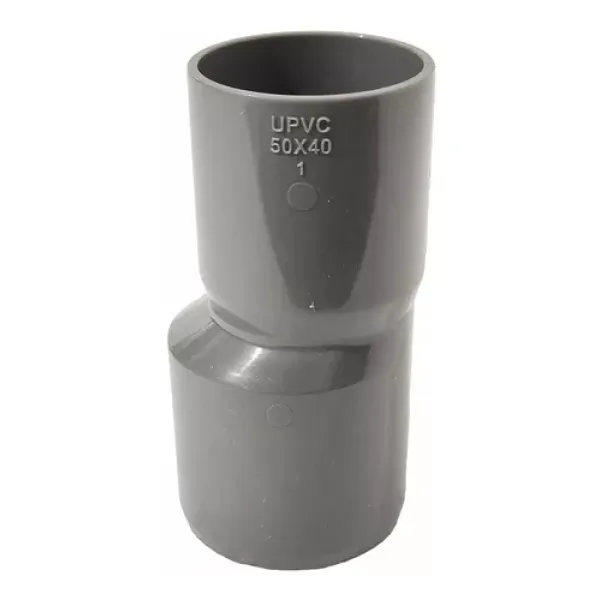 Reduccion Pvc Sanitario Gris 50x40 Mm - pvc gris para uso industrial